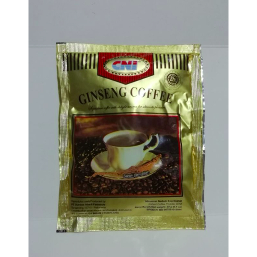 

CNI Ginseng Coffee (Eceran 1 Sachet)