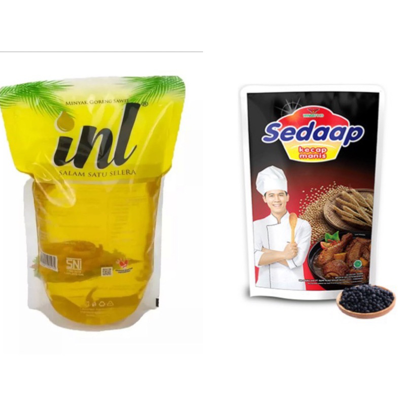 

PAKET HEMAT (Minyak Goreng INL 1,8L + Kecap Sedaap 550ml)