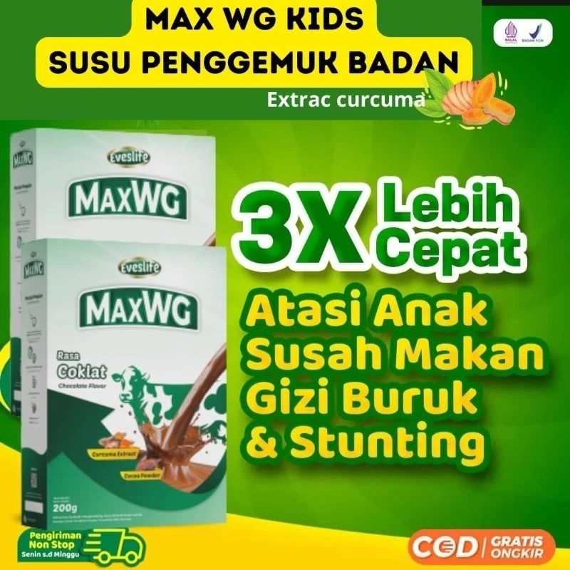 

(200gr) MAX WEIGHT GAIN KIDS SUSU PENGGEMUK BADAN SUSU PENAMBAH BERAT BADAN