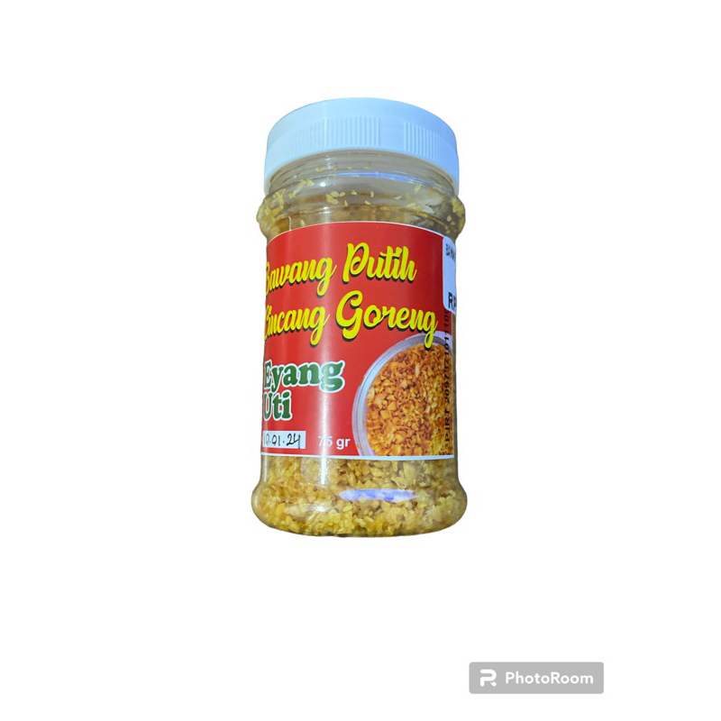 

BAWANG PUTIH CINCANG GORENG