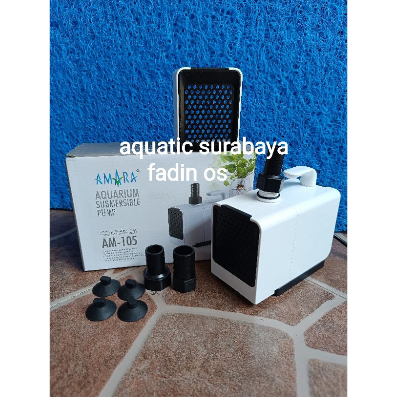 POMPA CELUP AQUARIUM KOLAM IKAN AMARA AM 105 OUTPUT 3000 L/H WATER PUMP AQUARIUM KOLAM FISH KOI