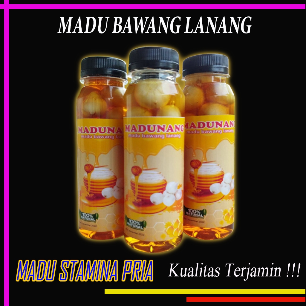 

MADUNANG MADU BAWANG LANANG MADU KUAT PRIA PERKASA TAHAN LAMA ISI 350 GRAM