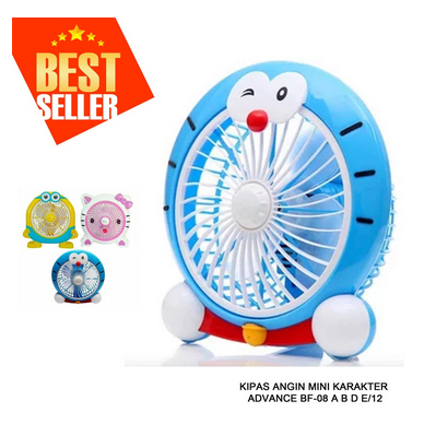 KIPAS ANGIN MINI KARAKTER ADVANCE BF-08 A D E/12/PENDINGIN RUANGAN