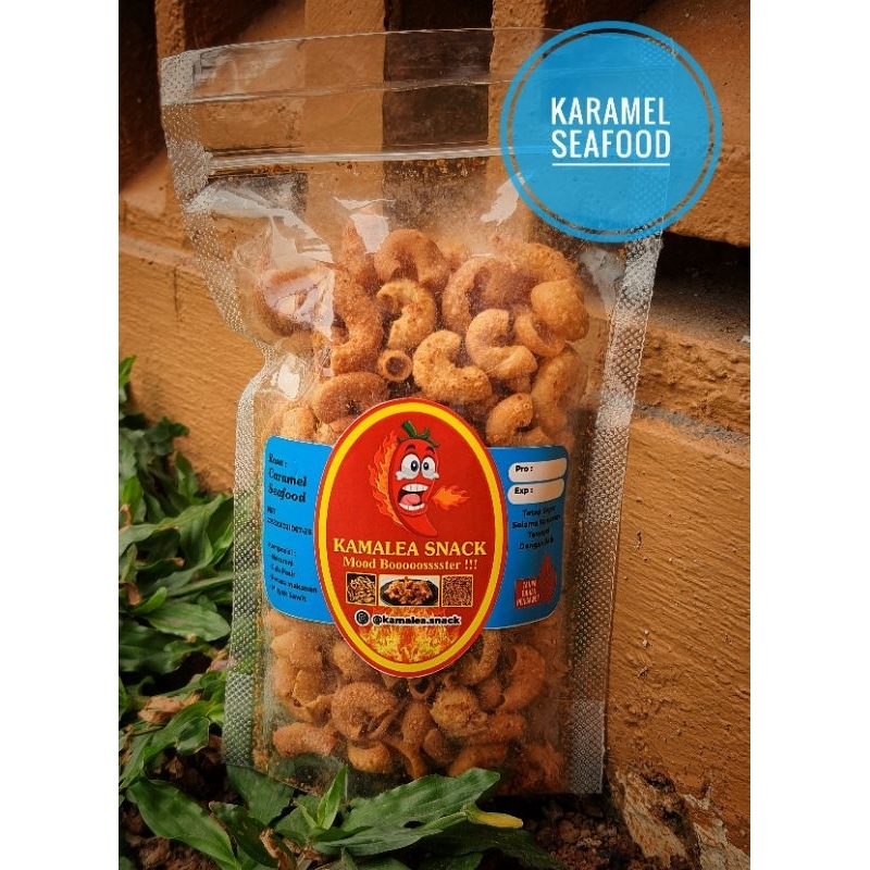 

Makaroni Karamel Seafood Pedas 100gram