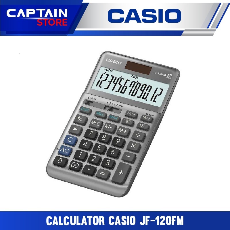 

Calculator CASIO JF-120FM - Kalkulator CASIO JF-120FM