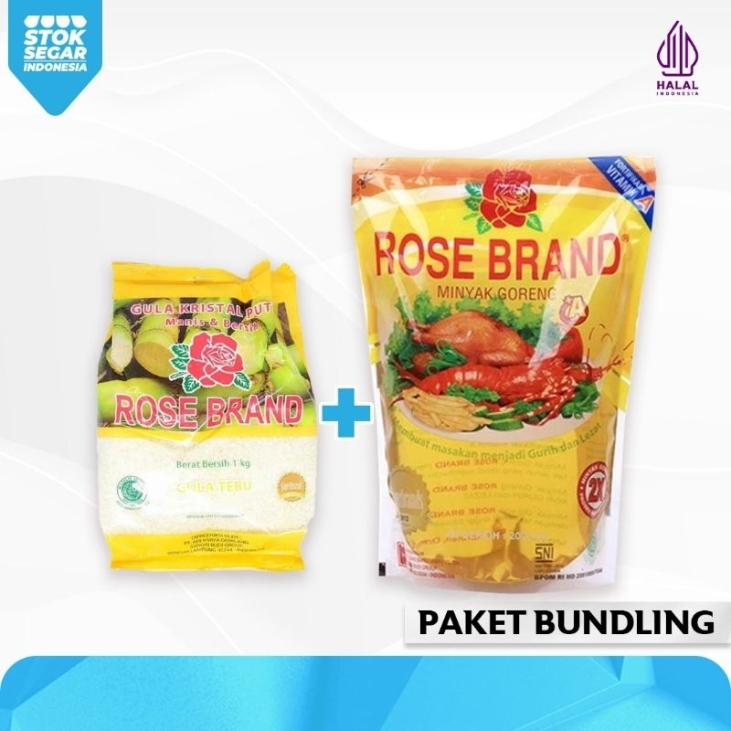 

Minyak Goreng Rosebrand 2 Liter Gula Rosebrand 1 Kg