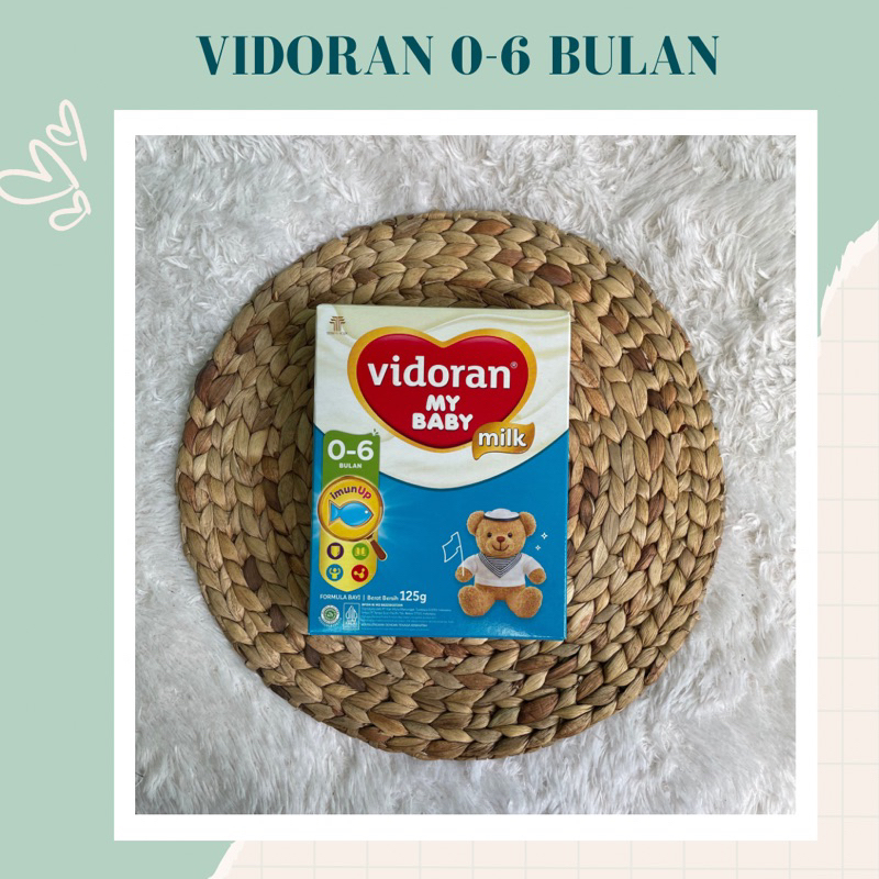 [EXP 2026] VIDORAN MY BABY 125 GRAM (0-6 BULAN)/SUSU BAYI TERMURAH