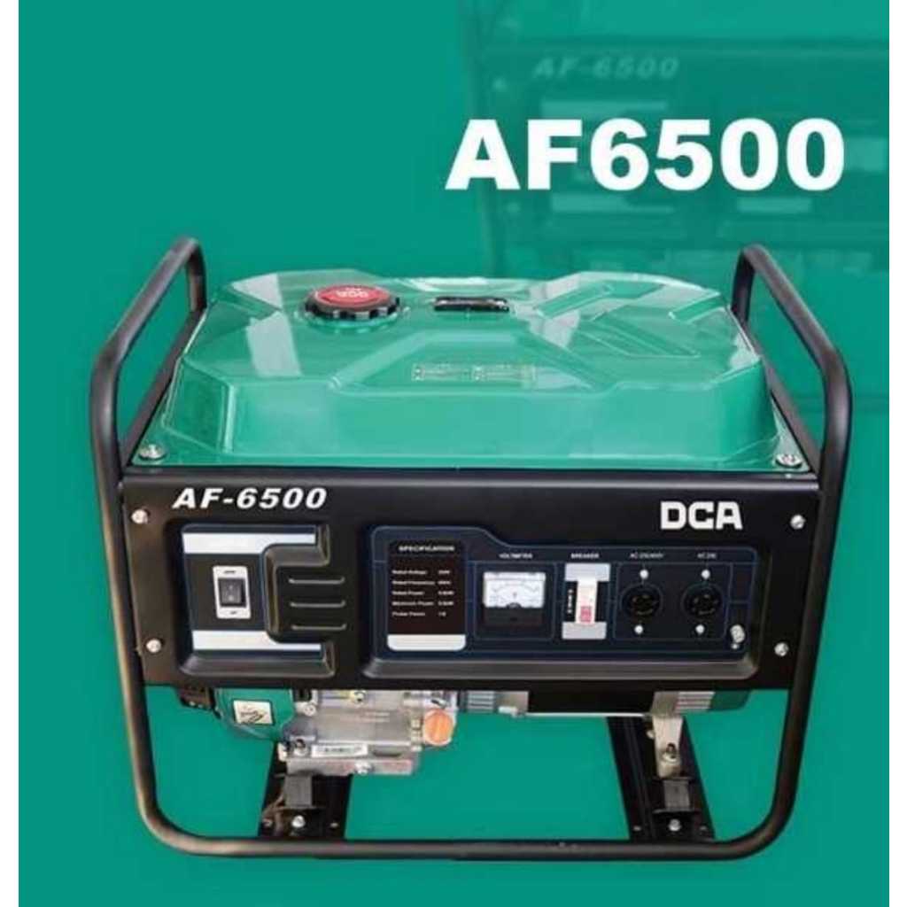 DCA GENERATOR AF6500 MESIN GENSET 5000 WATT AF 6500 GASOLINE GENERATOR