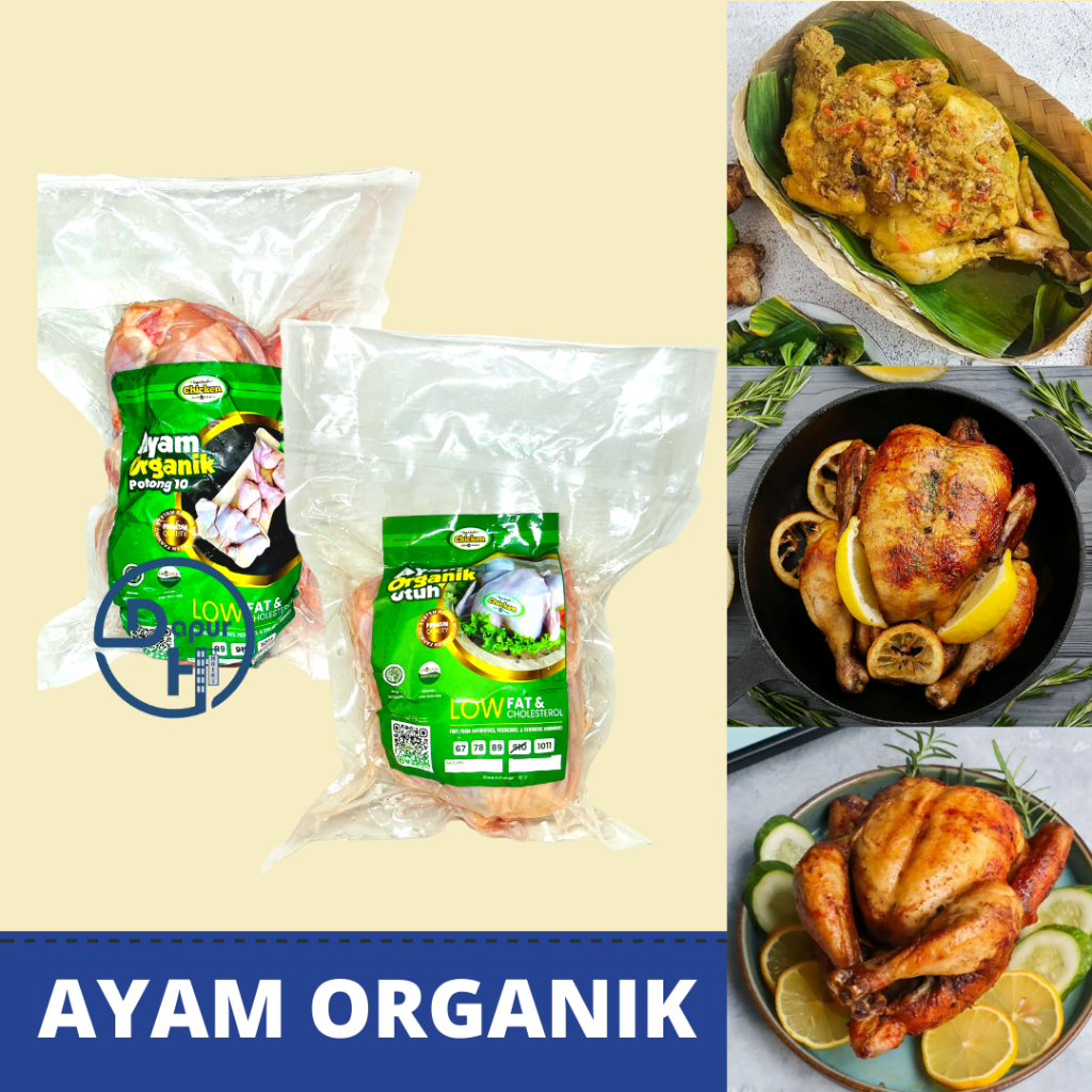 

BERKAH Chicken Organik Ayam 1 Ekor Halal | Parting/ Utuh