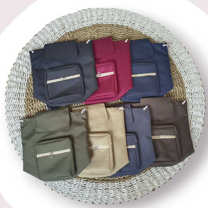 Tas Wanita//Tas Ransel Wanita//Tas Sekolah//TAS RANSEL SERUT//Tas Serut Wanita//Tas Lucu //Tas Kanva