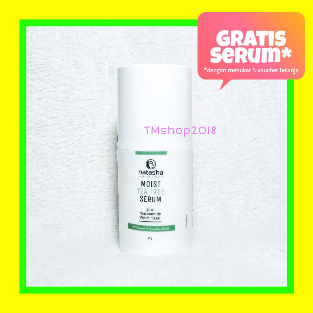 Natasha Skincare Moist Tea Tree Serum 17 gram by dr Fredi Setyawan Original Acne Jerawat Anti Inflam