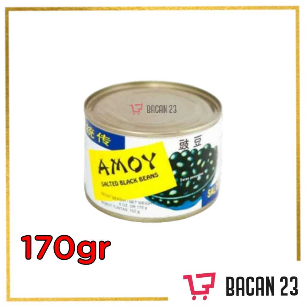 

Amoy Salted Black Beans (170gr) / Kacang Hitam Asin / Bacan23 - Bacan 23