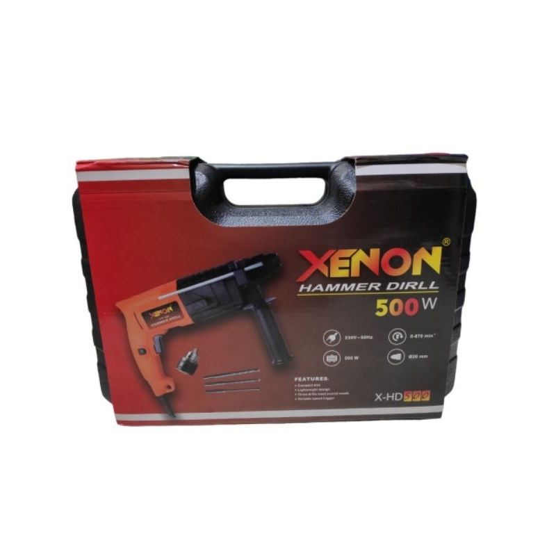 xenon Xhd500 hammer drill 500w 20mm mesin bobok X-HD500