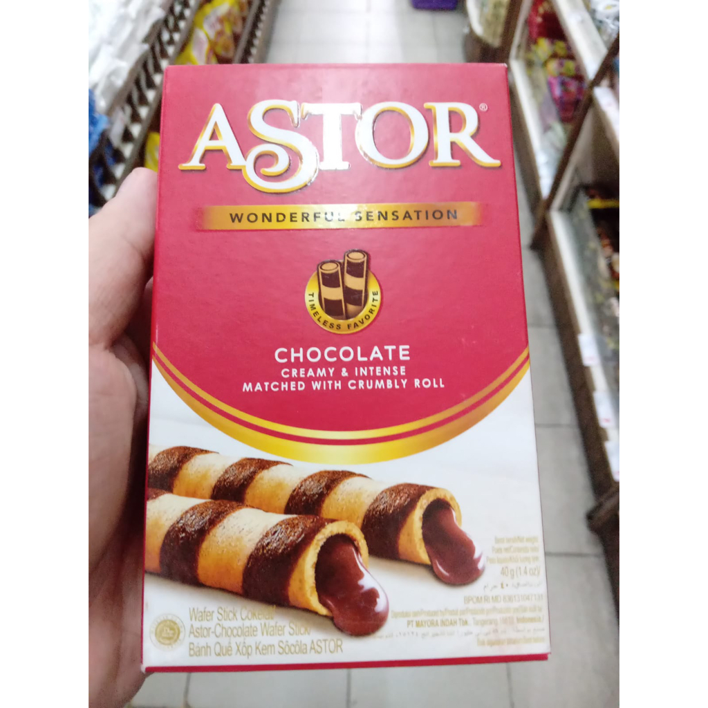 

ASTOR DOUBLE COKLAT WAFER STICK ROLL 40g