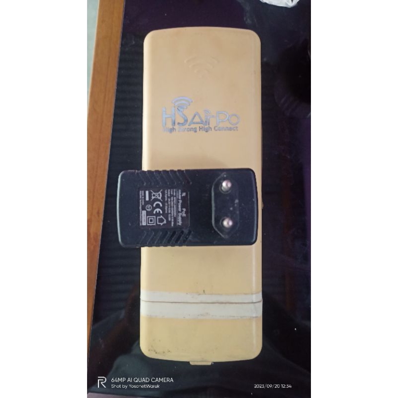 hs airpo cp 520 lengkap adaptor bekas migrasi