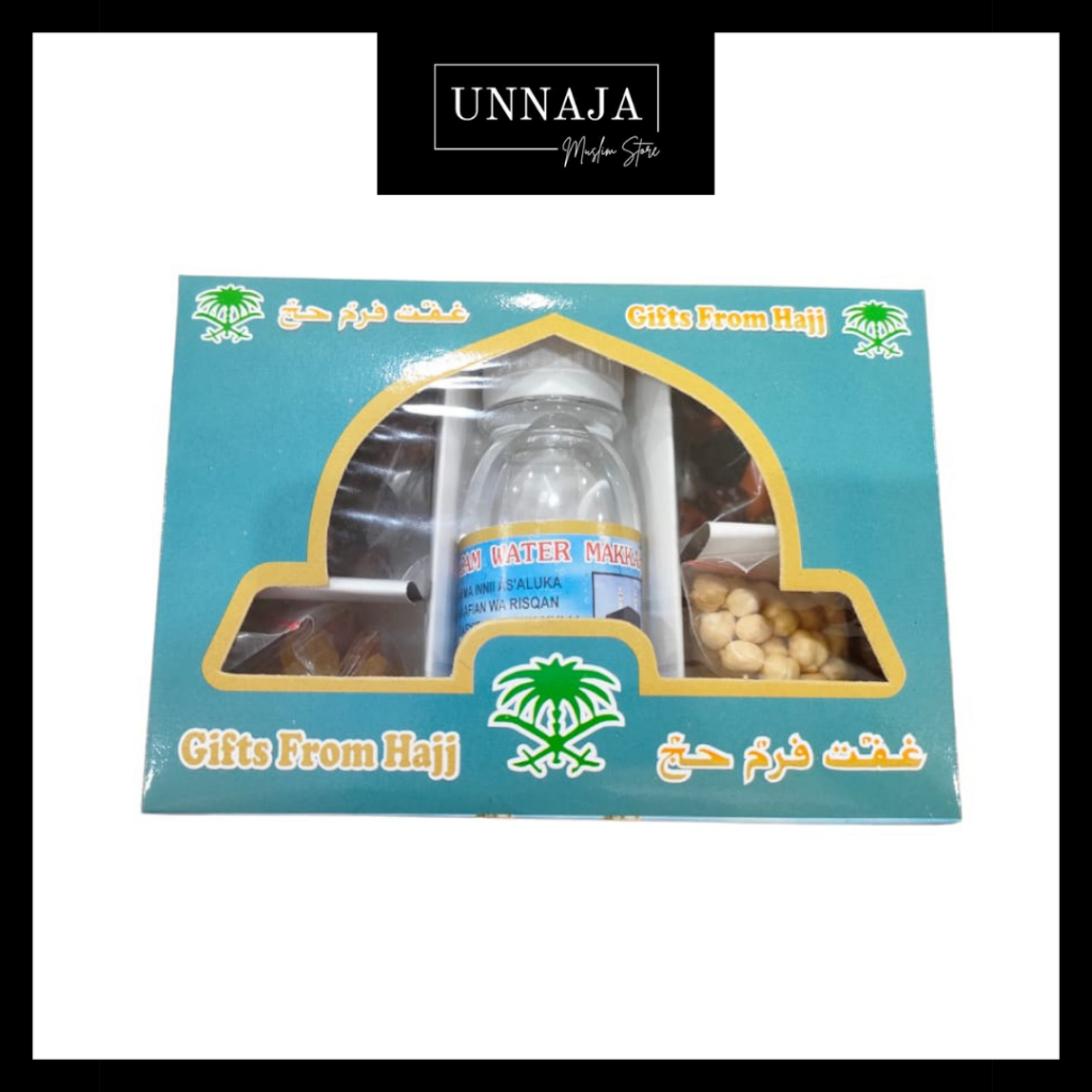 

UMS - Paket Oleh-Oleh Cemilan / Oleh - Oleh Haji Umroh / Gift Hampers Cemilan Kurma Zam - Zam