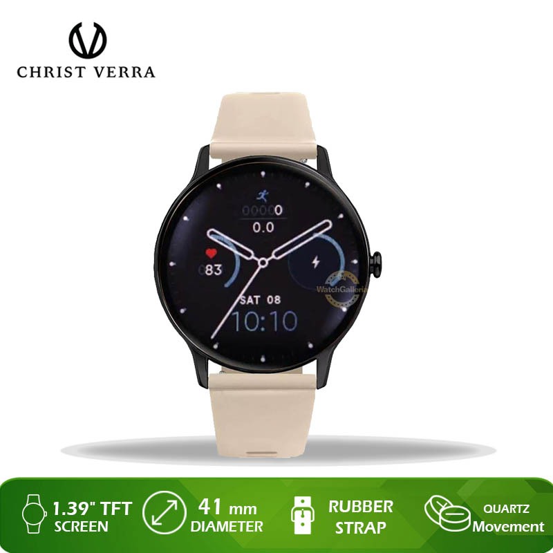 Jam Tangan Smart Watch Christ Verra CV BEYOND 0136-CREAM Original