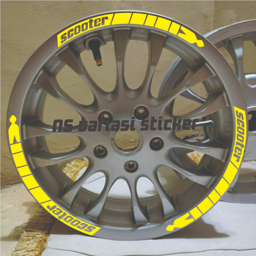 sticker list velg vespa scooter