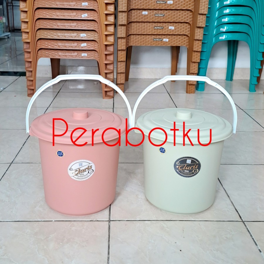 Ember + Tutup Claris Pax 12 Liter / Ember Plastik Warna