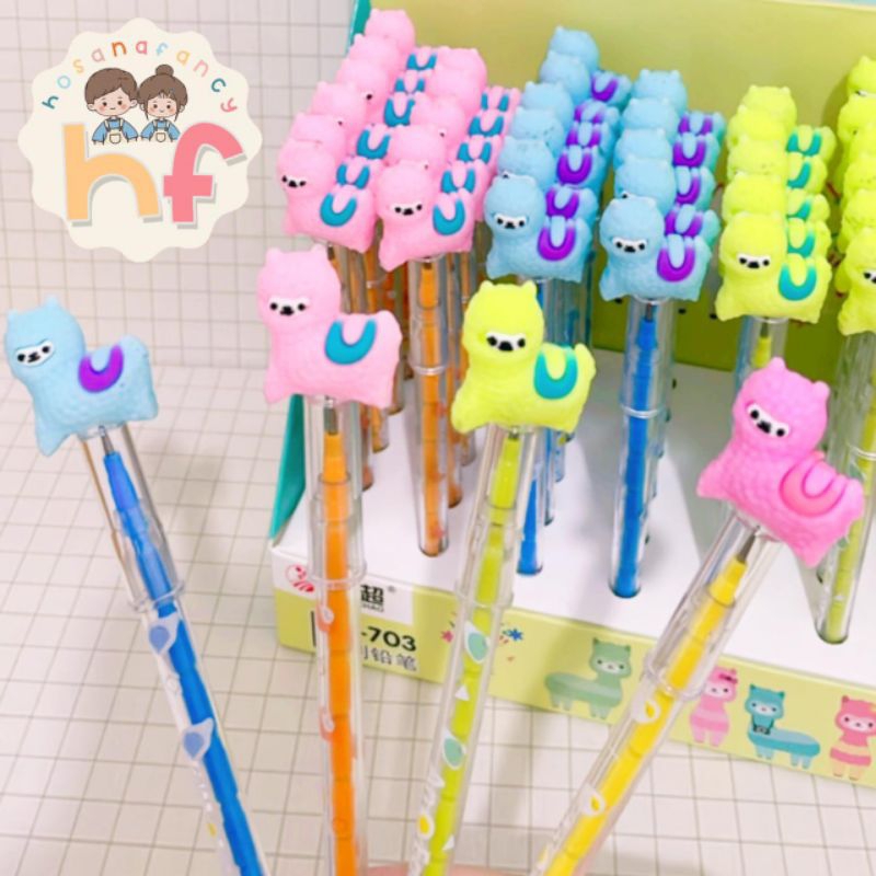 

Pensil Bensia Pensil Susun Hewan Animal Alpaca --AJP145