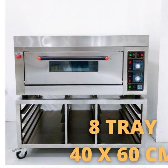 Kaki Meja Oven Getra 4 Roda Uk 82X132X68Cm