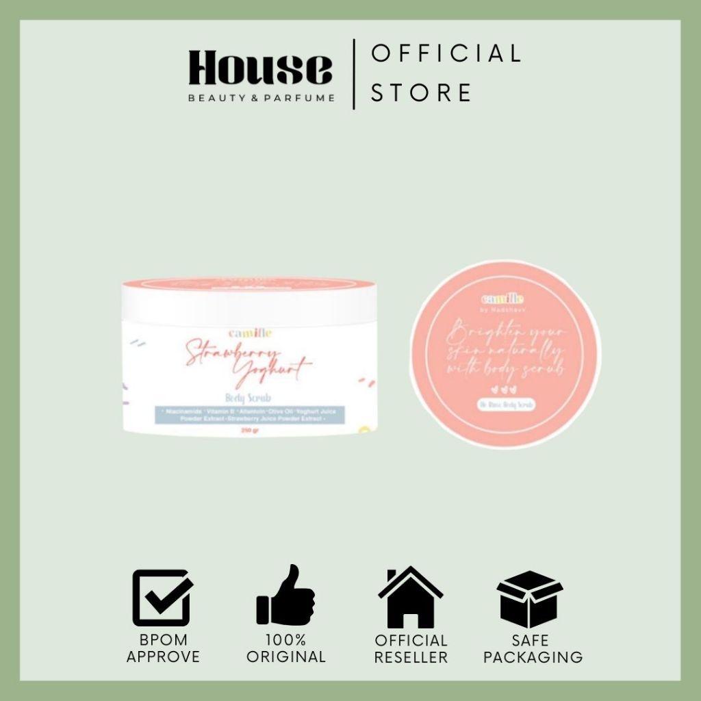 CAMILLE STRAWBERRY YOGURT BODY SCRUB