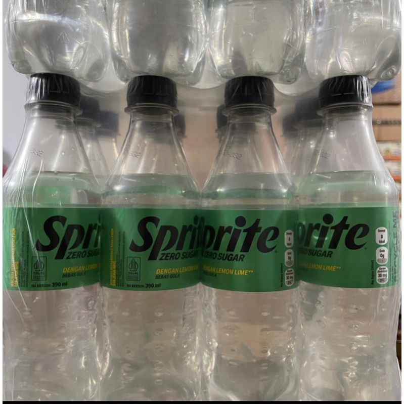 

Sprite Zero Sugar Pet 390ml 1 dus / Karton isi 12 Botol