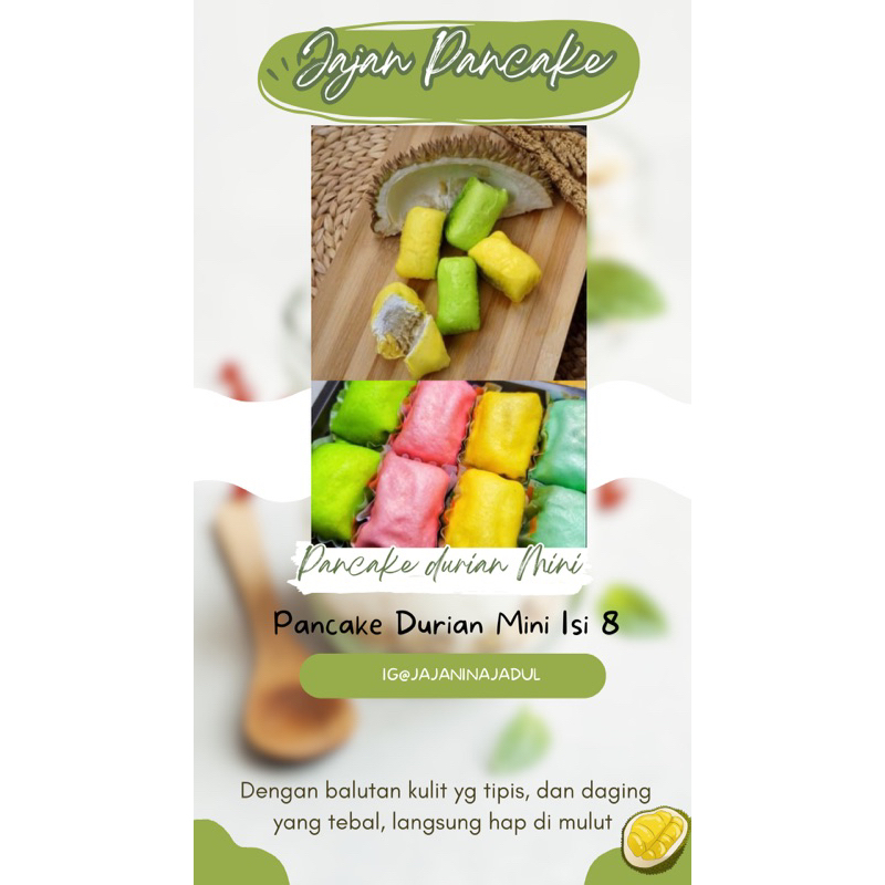 

Pancake Durian Mini