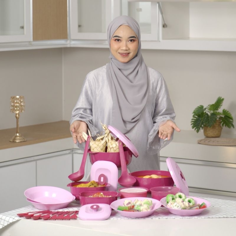 Prasmanan Set Serving Optimus 18in1 / Wadah Penyimpanan Sayur dan Lauk Pauk