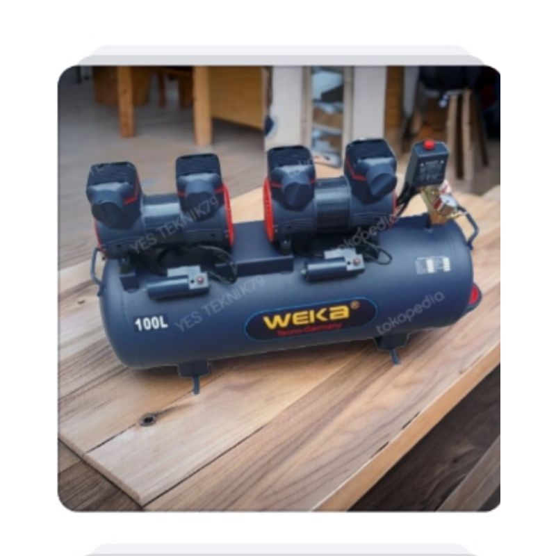 WEKA OIlES compressor 5hp 100liter Compressor angin Silent 5hp