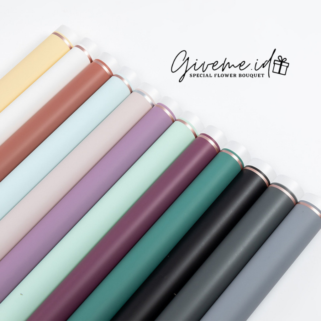 

[5 LEMBAR] CELLOPHANE FRAME UNO KERTAS BUKET FRAME TRANSPARAN SINGLE FRAME KERTAS FLORIST