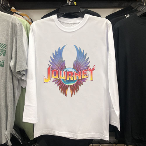 Kaos Journey Band Tshirt Bahan Katun Kombed 30s | Shortsleeve & Longsleeve | Size S M L XL XXL 3XL 4