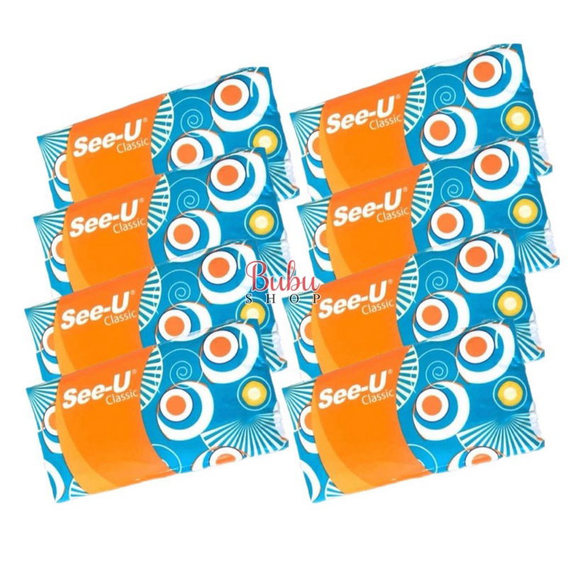 9oi ( 8 pcs See U ) paket tisu See U 250 (paket 8pcs)