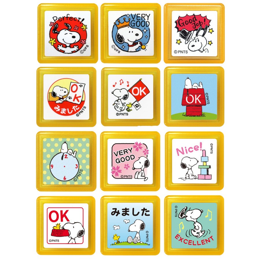 

Kodomo No Kao Stamp Pre-Inked Peanuts Snoopy Stempel Limited Edition