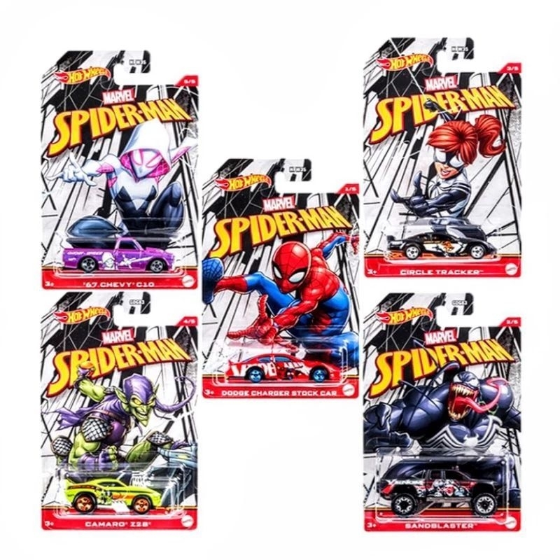 Hot wheels Spiderman themes/ Series Spiderman