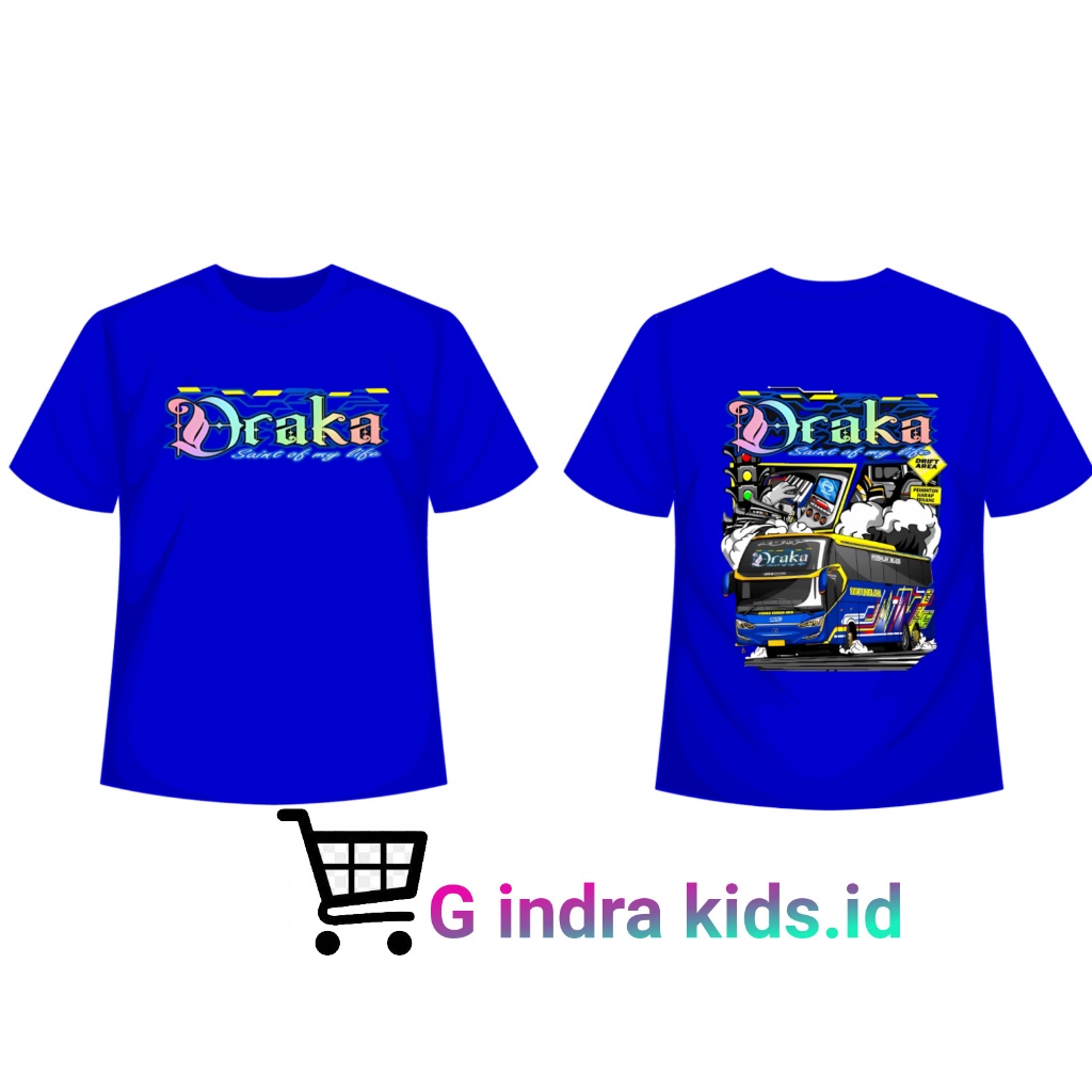 KAOS BUS ANAK PREMIUM//BAJU BUS ANAK DRAKA STJ BUS TELOLET