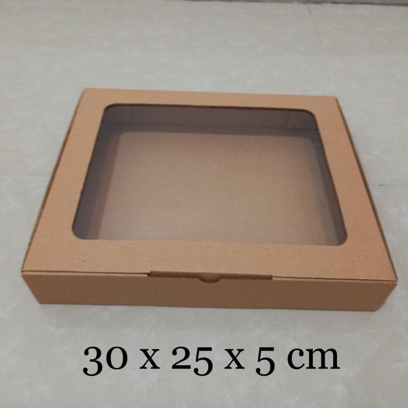 BOX MIKA/DIE CUT MIKA/ KOTAK KADO UKURAN 30 X 25 X 5