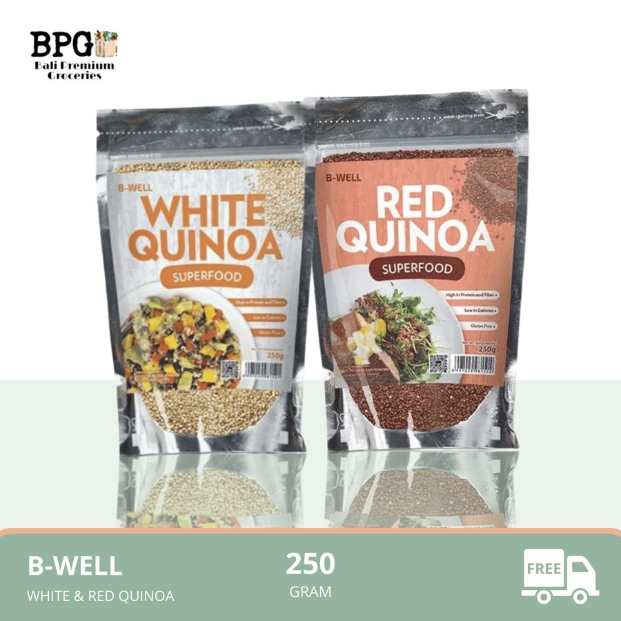

B WELL WHITE/RED QUINOA