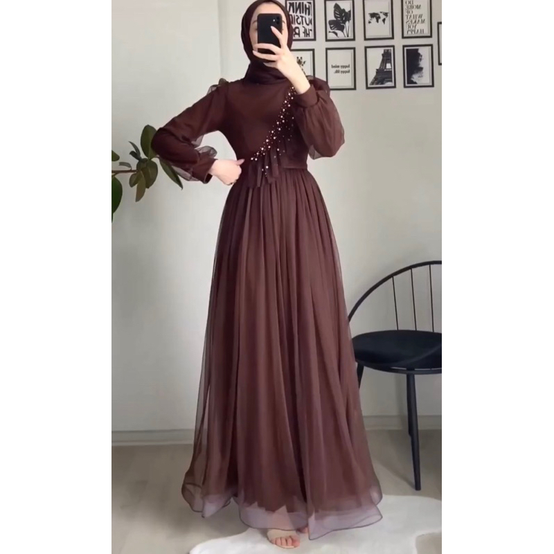 YOONA DRESS | gaun pesta muslimah