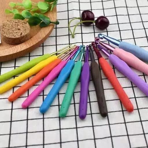 Hakpen Crochet Rainbow / Rajut / Hakpen Gagang