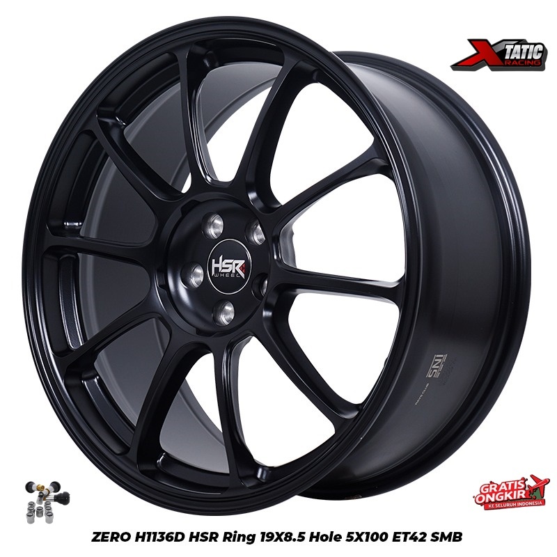 Velg Mobil Ring19 Hsr Type Zero Pcd 5x100 Buat Ft86 Altis New Audi Dll
