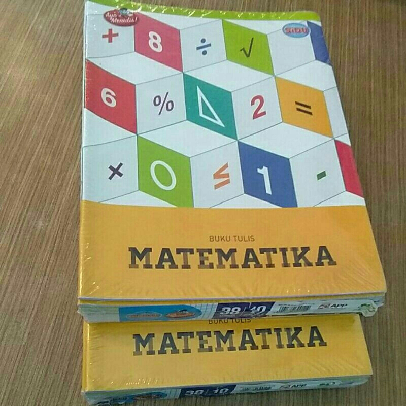 

Buku Tulis Matematika/Kotak Kecil Sidu 38 Isi 10Pcs/Pack
