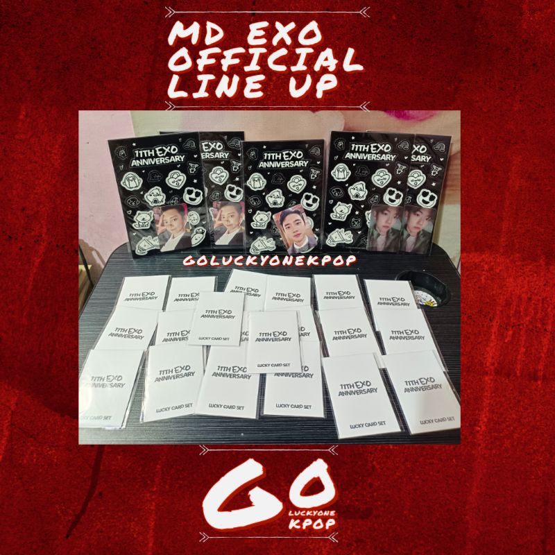 Packing Gabungan MD EXO Sharing Postcard || 11th Anniversary || Line Up
