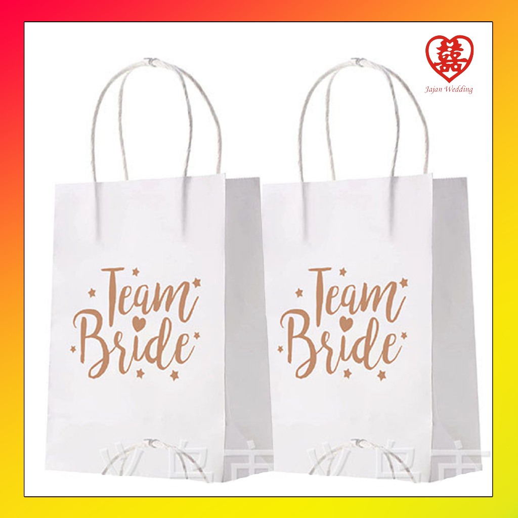 

JW Paperbag Tim Bride / Paperbag Bahan Baju/Baju Segaram Tim Bride Tim pernikahan JW104