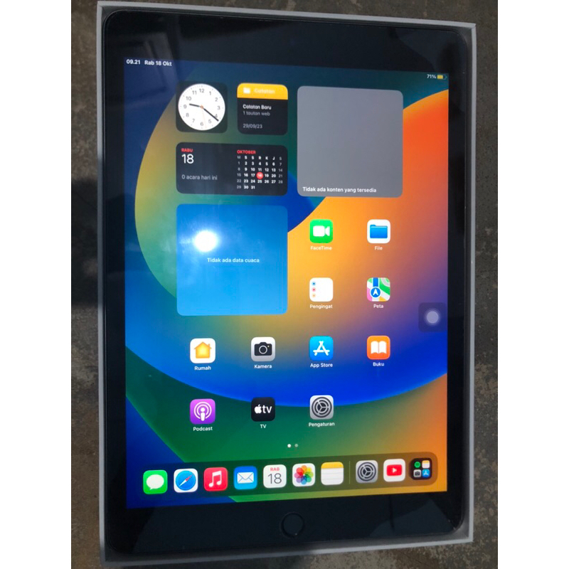 Ipad gen 9 64GB Wifi Only Second Ex Ibox + Case Ipad + Stylus Pencil