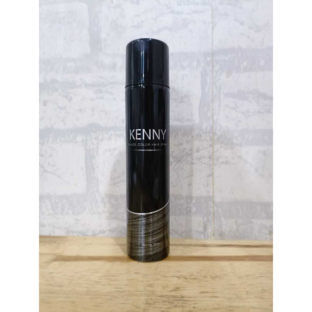 Hair spray Kenny / Cat rambut semprot sementara warna hitam