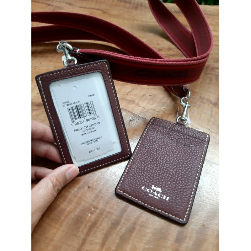 

lanyard coach wine multi