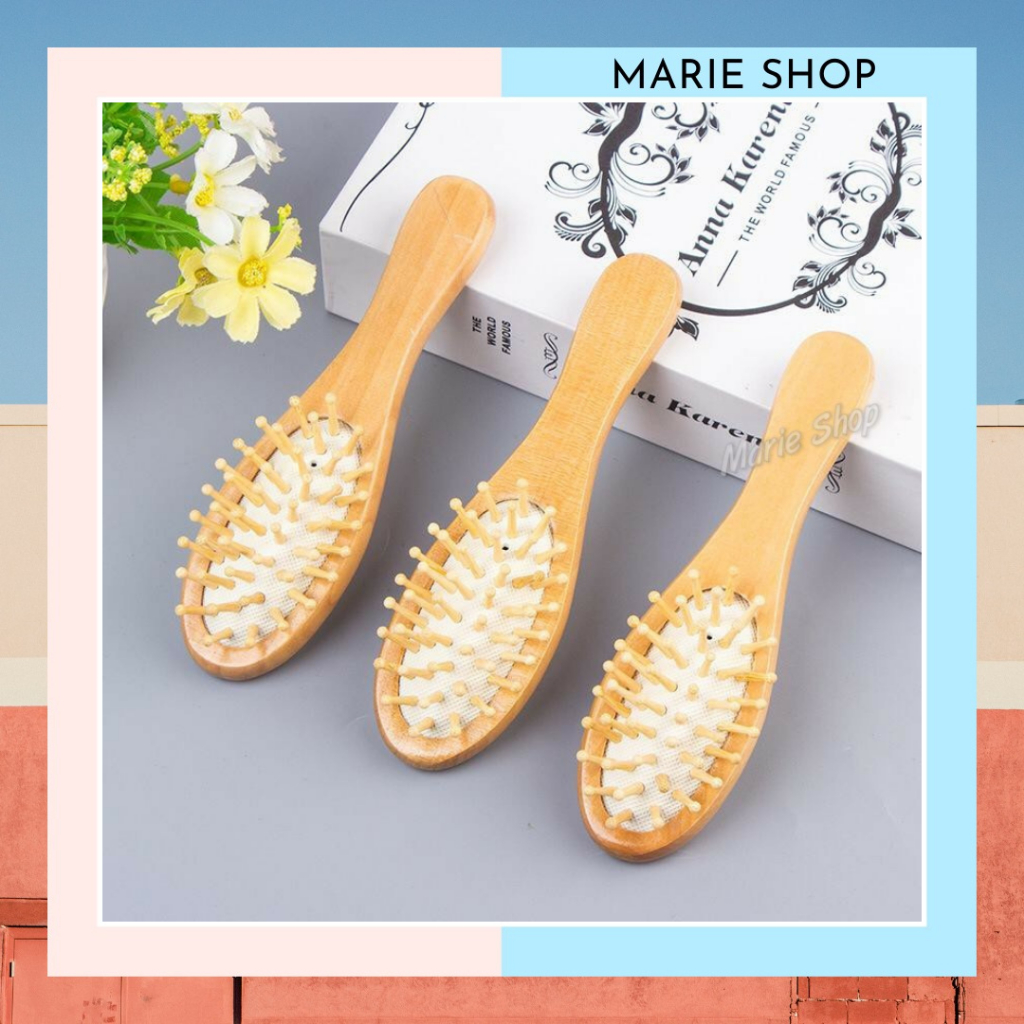 SISIR KAYU BAHAN - SISIR KAYU MINI - SISIR RAMBUT KAYU - SISIR BAHAN KAYU
