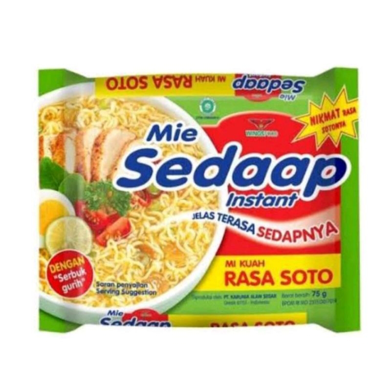 

(KHUSUS BATAM) MIE INSTAN MIE SEDAP KUAH RASA SOTO
