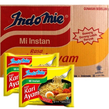 

Indomie Kari ayam 1 dus